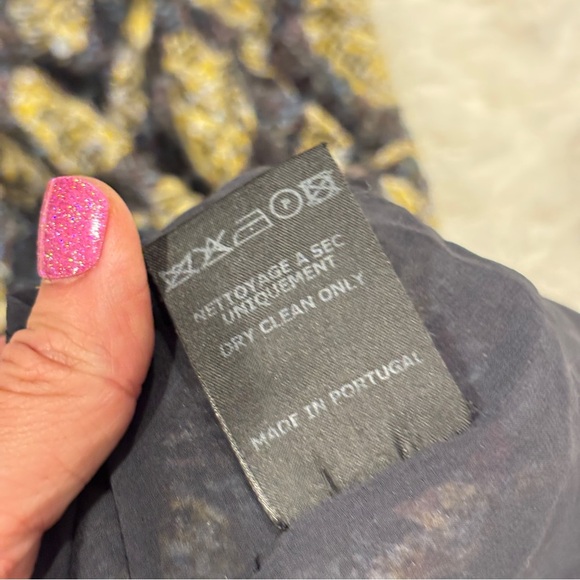 Isabel Marant Tevy Devoré Chiffon Mini Dress Woman’s size 34/small - Picture 10 of 13